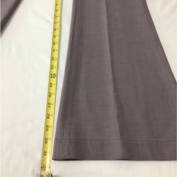 Lafayette 148 New York Wide Leg Trousers In Soapstone New Size 10 - Picture 11 of 11